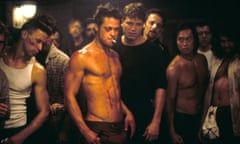 Brad Pitt in David Fincher’s 1999 film Fight Club.
