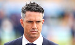 Australia v England - First Test: Day 1<br>BRISBANE, AUSTRALIA - NOVEMBER 23: Kevin Pietersen of the Channel Nine commentary team looks on as he waits to speak on air before play on day one of the First Test Match of the 2017/18 Ashes Series between Australia and England at The Gabba on November 23, 2017 in Brisbane, Australia. (Photo by Mark Kolbe/Getty Images)