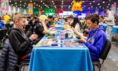 Competitors at the Pokémon European championships last weekend.