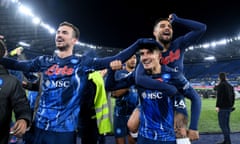 Napoli enjoy reaching the summit.