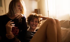 Marlen Kruse, left, and Carla Juri in the 2013 film adaptation Charlotte Roche’s Wetlands.