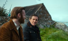 Sam (Gabriel Byrne) talking to his deceased father (Brian Gleeson) in Death of a Ladies’ Man.