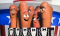 This image released by Sony Pictures shows a scene from "Sausage Party." (Columbia, Sony Pictures via AP)