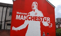 A mural of the Manchester United goalkeeper Mary Earps