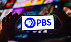 PBS logo on smartphone