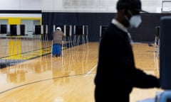 Voting in Beachwood, Ohio<br>Voters cast their ballot for the primary election in Beachwood, Ohio, U.S. May 3, 2022. REUTERS/Megan Jelinger