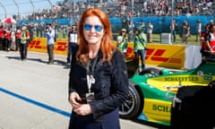 Long Beach Formula E Race<br>LONG BEACH, CA - APRIL 2: In this handout image supplied by Formula E, Sarah Ferguson, Duchess of York attends the Long Beach Formula E race at Long Beach Street Circuit on April 2, 2016 in Long Beach, California. (Photo by Adam Warner/LAT/Formula E via Getty Images)