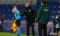 Ole Gunnar Solskjær on the touchline in Istanbul.