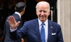 US president Joe Biden visiting No 10 on Monday. ‘The decisions of the world’s most powerful country and military are key to determining global norms.’
