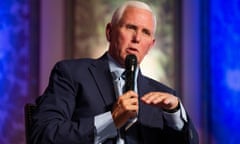 Mike Pence<br>FILE - Former Vice President Mike Pence speaks during an Associated Press event, Oct. 3, 2023, in Washington. In an interview with Fox News Channel Friday, March 15, 2024, Pence said he will not be backing Donald Trump in the 2024 election. "It should come as no surprise that I will not be endorsing Donald Trump this year," he said. (AP Photo/Jacquelyn Martin, File)