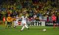 Kane of England scores from the penalty spot.