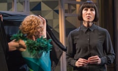 Tamsin Greig as Malvolia (right), with Doon Mackichan as Feste