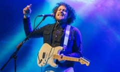 Joseph Mount of Metronomy performs on the main stage during day 2 of Festival No 6 on September 4, 2015 in Portmeirion, Wales.