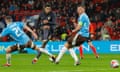 Jude Bellingham scores England’s equaliser in stoppage time at Wembley against Belgium