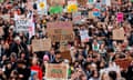 Climate protesters in Lausanne