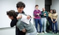 THE TWO GENTLEMEN OF VERONA REHEARSALS. at St Catherine's College, Oxford. Credit Geraint Lewis