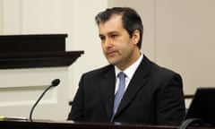 Former North Charleston police officer Michael Slager, testifies in his murder trial at the Charleston County court in Charleston, S.C., Tuesday, Nov. 29, 2016. Slager is charged with murder in the shooting death last year of Walter Scott. (Grace Beahm/Post and Courier via AP, Pool) (Grace Beahm/Post and Courier via AP, Pool)