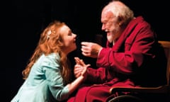 ‘A thoughtful Lear’: Timothy West with Poppy Pedder as Cordelia.