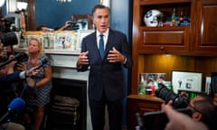 United States Senator Mitt Romney talks about his pending retirement and not seeking re-election in 2024, Washington, DC, USA - 13 Sep 2023<br>Mandatory Credit: Photo by Shutterstock (14097601n) United States Senator Mitt Romney (Republican of Utah) talks about his pending retirement and not seeking re-election in 2024, in his office in the Russell Senate Office Building in Washington, DC United States Senator Mitt Romney talks about his pending retirement and not seeking re-election in 2024, Washington, DC, USA - 13 Sep 2023