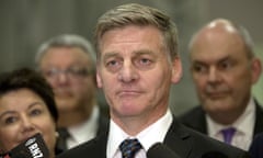 Bill English<br>Outgoing New Zealand Prime Minister Bill English addresses a press conference at Parliament in Wellington, New Zealand, Thursday Oct. 19, 2017. New Zealand is getting a liberal government under challenger Jacinda Ardern after a small party said Thursday it would join her coalition following an election nearly a month ago.At 37 years old, Ardern will be the nation’s youngest leader in more than 150 years. (Mark Mitchell/New Zealand Herald via AP)