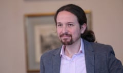 Pablo Iglesias, who last week struck a coalition deal with Spain’s ruling socialists