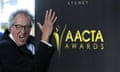 SYDNEY, AUSTRALIA - JANUARY 29:  Geoffrey Rush arrives at the 4th AACTA Awards Ceremony at The Star on January 29, 2015 in Sydney, Australia.  (Photo by Mark Metcalfe/Getty Images)