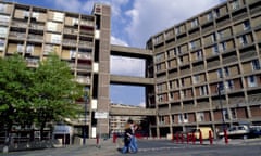 Deck access local authority council housing, part of Park Hill Estate, Sheffield UK