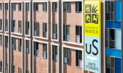 The Unite student accommodation block in Frogmore Street, Bristol.