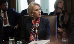 “US secretary of education Betsy Devos continues to refuse debt forgiveness for thousands of students ripped off by predatory for-profit colleges.”