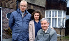 Dark humour ... Adrian Edmondson, Imelda Staunton and Richard Briers in If you See God, Tell Him.