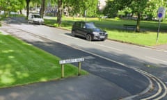 A road sign for St Mary’s Walk in Harrogate with its apostrophe intact in May 2022.