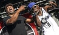 Flavor Flav, right, shown with Chuck D said he wasn’t involved in politics: ‘I’m just the friendly jester.’