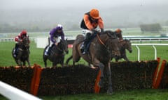 Tobefair on his way to winning the Pertemps Network hurdle at Cheltenham