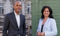 Heidi Allen with Chuka Umunna in Cardiff