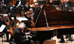 Budapest Festival Orchestra conducted by Iván Fischer with pianist András Schiff, at the Barbican, London.