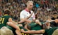 Wayne Barnes oversees the World Cup final between South Africa and New Zealand in Paris.