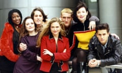The original cast of Hollyoaks.