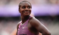 London Athletics Meet - Wanda Diamond League Series - London Stadium<br>Dina Asher-Smith after the Women's 200m during the London Athletics Meet at the London Stadium. Picture date: Saturday July 20, 2024. PA Photo. See PA story ATHLETICS London. Photo credit should read: John Walton/PA Wire. RESTRICTIONS: Use subject to restrictions. Editorial use only, no commercial use without prior consent from rights holder.