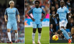 Samir Nasri, Wilfried Bony and Eliaquim Mangala