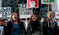 Student Protest about increase in fees ended in violence and police kettling in Whitehall  London 24.11.10<br>BWNNG0 Student Protest about increase in fees ended in violence and police kettling in Whitehall  London 24.11.10