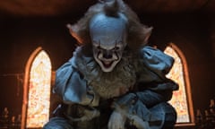 Bill Skarsgard as Pennywise in It.