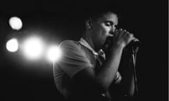 Reader Tim Sinclair took this picture of Bernard Sumner of New Order at the Hacienda, June 82