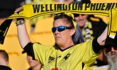 A-League Rd 23 - Wellington v Melbourne<br>WELLINGTON, NEW ZEALAND - MARCH 15: Phoenix fan during the round 23 A-League match between Wellington Phoenix and Melbourne Victory at Westpac Stadium on March 15, 2020 in Wellington, New Zealand. (Photo by Masanori Udagawa/Getty Images)