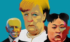 Biden, Merkel, Kim Jong-Un