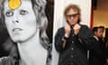 Photographer Mick Rock at an exhibition of his David Bowie photographs on 9 September 2015 in Los Angeles.