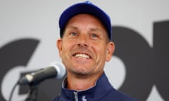 Henrik Stenson at a press conference