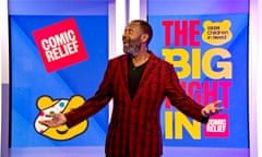 Lenny Henry took the first shift of the BBC Children In Need and Comic Relief Big Night In. 