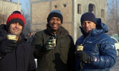 Chris Harris, Rory Reid and Matt LeBlanc