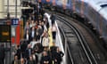 railway commuters on platform