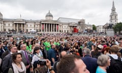 Jo Cox Memorial event n Trafalgar Square, London, 